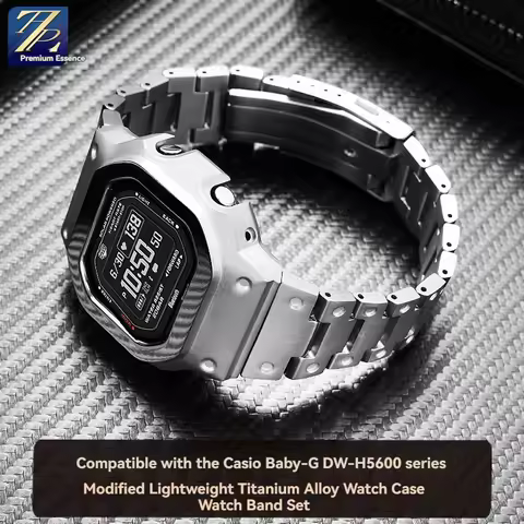 DW-H5600MB titanium alloy case watch with For Casio sports watch 3516 DW-H5600 modified lightweight 