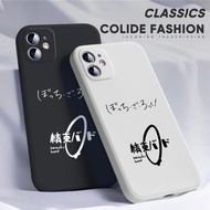 BOCCHI Rock Ending Band Anime TPU Silicone Black White Blue Soft Phone Case For iPhone 11 12 13 14 1