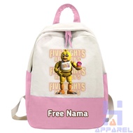 TAS RANSEL ANAK FNAF FIVE NIGHTS AT FREDDYS CHICA FNAF FREE NAMA