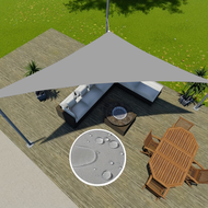 Multi-size Triangle Sun Shade Sail Waterproof Outdoor Garden Patio Party Sunscreen Awing Sun Canopy 