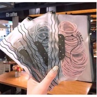 superb 100pcs/bag women Rubber bands / Korean Elastic Hair Bands / Solid Color Popular Hair Ties / G