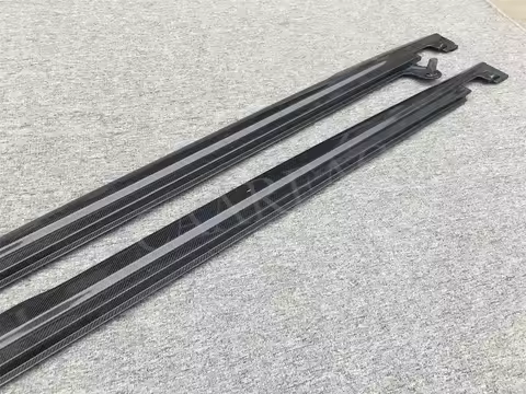 Carbon Fiber Side Skirts for Bentley Continental GT W12 2018-2021 Winglet Splitters Lip Side Skirt E
