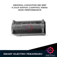 ORIGINAL 0.33uF 630VAC 1200VDC 50KHz CAPACITOR BM MKP BLACK CAPACITOR 334J CAPACITOR 275V 1200V CAPA