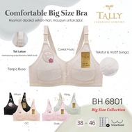 TALLY BRA BH DAILY JUMBO 6801 I WIRELESS I CUP C | NO FOAM I SIZE 38-46