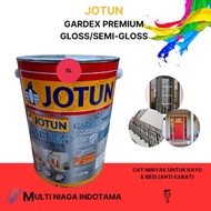 PROMO!!! JOTUN GARDEX PREMIUM GLOSS/SEMI-GLOSS (5L/7KG) / CAT MINYAK KHUSUS KAYU & BESI (ANTI KARAT)