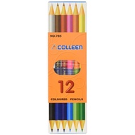 Colleen Pencil 785 Round, 6 pieces, 12 colored pencils in a paper box, model 785-6/12.