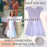 First Communion Dresses for Kids ORGANZA AND GEENA