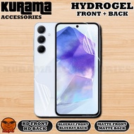 Hydrogel Front + Back Screen Protector Samsung A55 5G / A54 5G / A53 5G / A52s / A52 / A51 / A50 / A