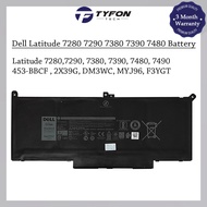 Dell Latitude 7280 7290 7380 7390 7480 7490 Compatible Laptop Battery F3YGT