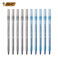 French BIC BIC Piccolo RoundStic Ballpoint Pen 1.0mm Frosted Plastic Pen Holder Smooth Large Capacit