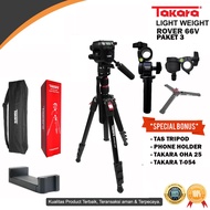 Takara Rover 66V Package 3 Tripod 66V Monopod OverHead Arm OHA 25 T-054
