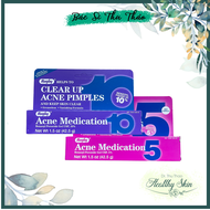 Kem dùng cho da mụn CLEAR UP ACNE MEDICATION 5/10 (BPO 5/10)