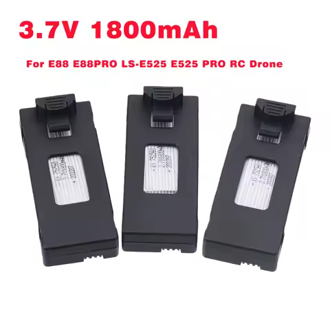 3.7V 1800Mah RC Drone Battery Accessory For E88 E88PRO Ls-E525 E525 PRO Mini Uav Drone Battery Speci
