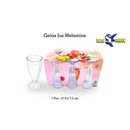 450ML JUICE GLASS / MELAMINE GLASS / TRANSPARENT GLASS