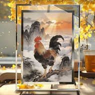 Subaru Rising Star Official Golden Rooster Rising Rising Rising Rising Crystal Photo Frame Living Ro
