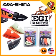 AWASHIMA EGI SINKER ASES-01 3PCS 30G/40G BATU CANDAT