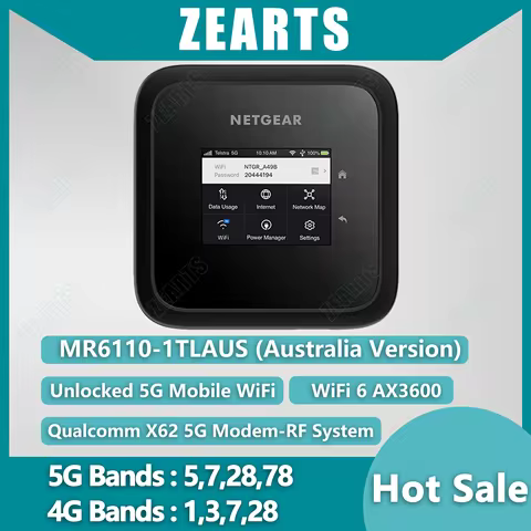 Nighthawk M6 MR6110-1TLAUS Unlocked N78 support With 5G WiFi 6 Mobile Router NETGEAR