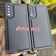 Soft Case Silikon Black Leather Samsung A50 Samsung A50s samsung A30S