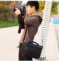 KAISER กระเป๋ากล้อง กระเป๋าใส่กล้อง วัสดุกันน้ําไนล่อน DSLR กระเป๋ากล้องถ่ายภาพแบบพกพากระเป๋าสําหรับ