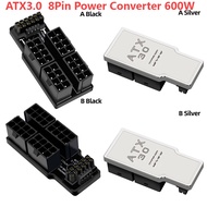 【New arrival】 Atx3.0 Power Supply 4x8 Pin Female To Male 12vhpwr 124p 180 Angled Connector Power Adapter For Rtx 4090 4080 Graphics