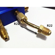 PLUS LIQUID TUBE ADAPTER  CONNECTOR KIT AC CONDITIONER SPARE PART  L bolw 【R22 TO R22 GAS HOSE meter