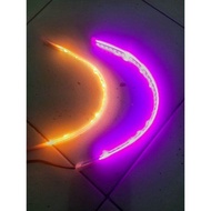LAMPU RUNNING DRL LED FLEKSIBLE LAMPU ALIS 2Mode WATERPROOF