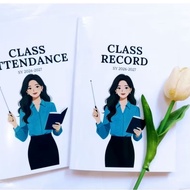 Class Attendance & Class Record Notebook | Teacher Record Book | Student Attendance Log | 60 Pages