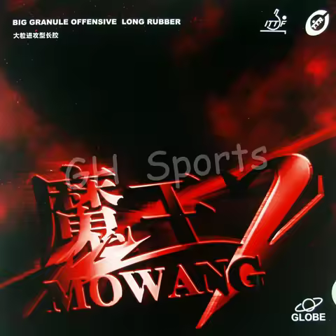 Globe Mo Wang 2 Mo Wang II Long Pips Out Table Tennis Rubber table tennis racket bat
