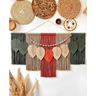 Wall decoration wall decoration leaf curtain macrame leaf long leaf wall decoration - living room wa