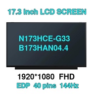 17.3" 144Hz Laptop Screen N173HCE-G33 Fit B173HAN04.4 B173HAN04.0 For Lenovo Legion 5-17ITH6 5-17ACH