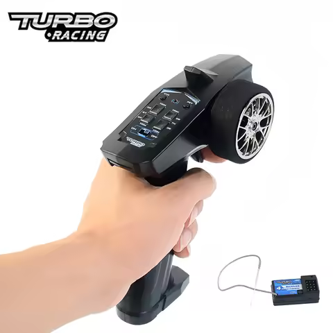 TURBO 2.4GHz RC Model Car Professional Radio Transmitter Remote Controller With Receiver for RC Car 