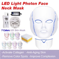 110V-220V LED Light Facial Mask Photon Face Neck Mask Rejuvenation Face Mask Machine Beauty Light Therapy For Home Use