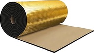 X AUTOHAUX 787mil 20mm 0.31sqft Car Sound Deadening Mat Aluminum Foil Heat Shield Material Self Adhe