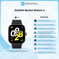 Xiaomi Redmi Watch 4 | 1.97" AMOLED Display | SpO2 Heart Rate Monitoring | 150+ Sport Modes | Built-