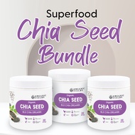 ORGANIC FIELDS Organic Chia Seed 300gm | Superfood | Omega-3 | Fibre | Highest Purity