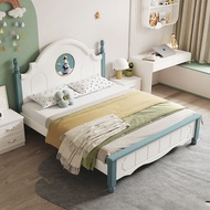 【SG Sellers】Children Bed Solid Wood Children's Bed Bed Frame With Mattress Single/Queen/King Bed Frame