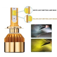 H8 H9 H11 Car Led Lights 2 Colors White Yellow Gold Series