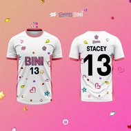 NEW BINI Pink Breathable Quick-drying Jersey Full Sublimation  Tshirt