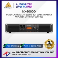 BEHRINGER NX6000D Ultra-Lightweight 6000-Watt Class-D Power Amplifier with DSP Control and SmartSens