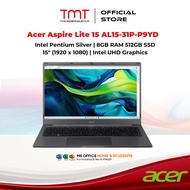 Acer Aspire Lite 15 AL15-31P-P9YD Laptop | Intel Pentium Silver | 8GB RAM 512GB SSD | 15" (1920 x 10