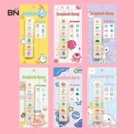 [BN] 1 Set Scrapbooking Stationery Accessories Stamps Decorative Stamps For Arts DIY Crafts Album Pl