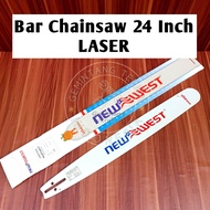 Bar Senso 24 Inch 40 Mata Baja Merk NEW WEST ORIGINAL / Bar Chainsaw 24 Inch NEW WEST