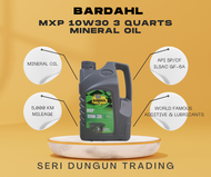 [BARDAHL] ENGINE OIL MXP 5W30 4L FULLY 5W30 & 10W40 4L SEMI 10W30 (3 QUARTS) 15W50 (4L) MINERAL (100