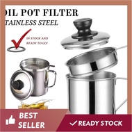 OS -A306- Oil Pot Filter 1L - Stainless Steel Oil Filter Cup - Oil Pot Oil Filter Container