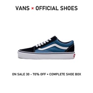 เคาน์เตอร์ของแท้ Vans Old Skool Navy " Black Blue " รองเท้ากีฬา VN000D3HNVY รับประกัน 1 ปี