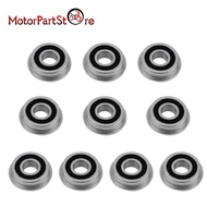 10 Pieces F695 2RS Bearing F695-2RS Flanged Miniature Ball Bearing 5x13x4mm F695RS for VORON Mobius 