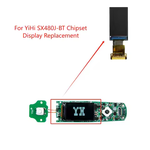 New Original 0.96inch TFT-LCD Display for YiHi SX480J-BT Chipset Display Replacement
