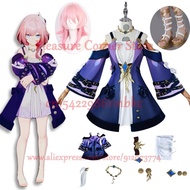 2026 New Hot Game Honkai Star Rail Cyrene Cosplay Costume Outfits Cyrene Cosplay Costume Uniform Wig