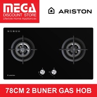 ARISTON AGG2780TS/LS 78CM 2-BURNER GAS HOB