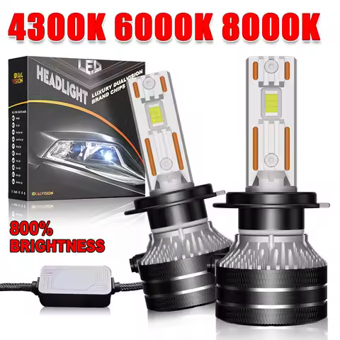 Dualvision K5C H4 LED Headlight H7 H1 H11 9005 HB3 9006 HB4 9012 HIR2 880 881 9007 9008 H13 5570 CSP
